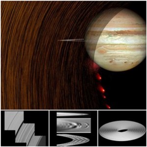 Anillos de Saturno y Júpiter registran pasado violento