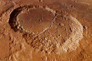 La ESA difunde imágenes de cráteres marcianos en los que pudo existir agua