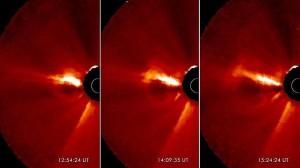 El Sol disparó contra la Tierra