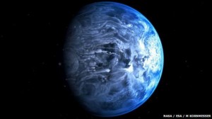 Descubren un Planeta Azul