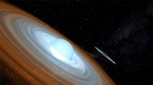 Descubren el primer agujero negro orbitando alrededor de una estrella 'peonza'