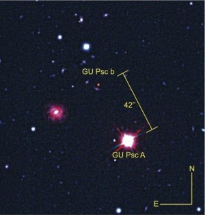 Primera imagen directa de un planeta extrasolar gigante