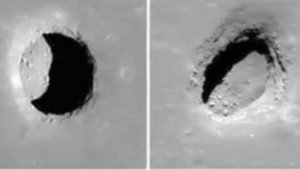 Encuentran en la Luna 200 Pozos que podrían Transformarse en Refugios Para Astronautas