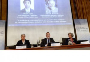Nobel de Física 2015 para quienes descubrieron que los neutrinos tienen masa